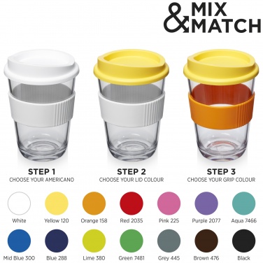 Logo trade corporate gifts picture of: Americano® Cortado 300 ml tumbler with grip